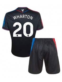 Billige Crystal Palace Adam Wharton #20 Tredjedraktsett Barn 2024-25 Kortermet (+ Korte bukser)